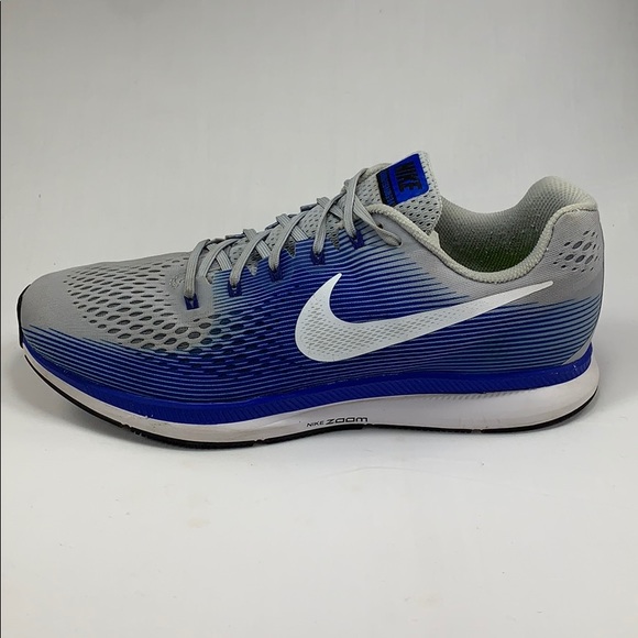 Nike Other - Nike Zoom Pegasus 34 - Blue & Silver - Men’s Sz 14